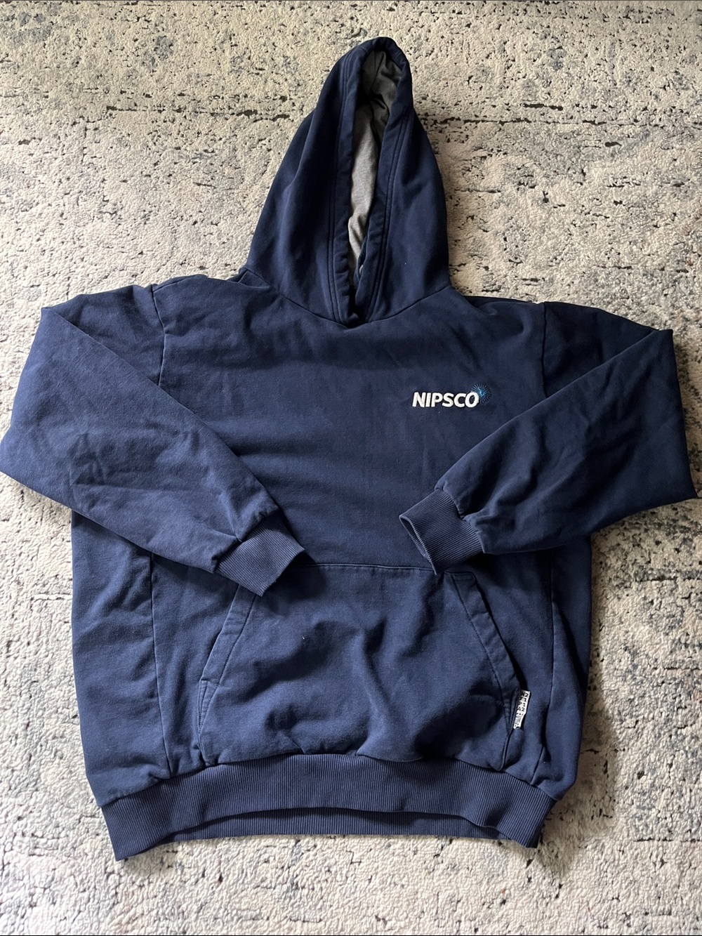 Nipsco Men’s Navy fireproof hoodie